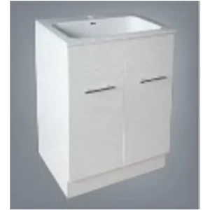 AquaFlow Ceramic Top Laundry Cabinet Kick Board