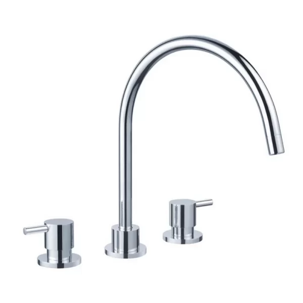 AquaFlow Round Handle Basin / Sink Set
